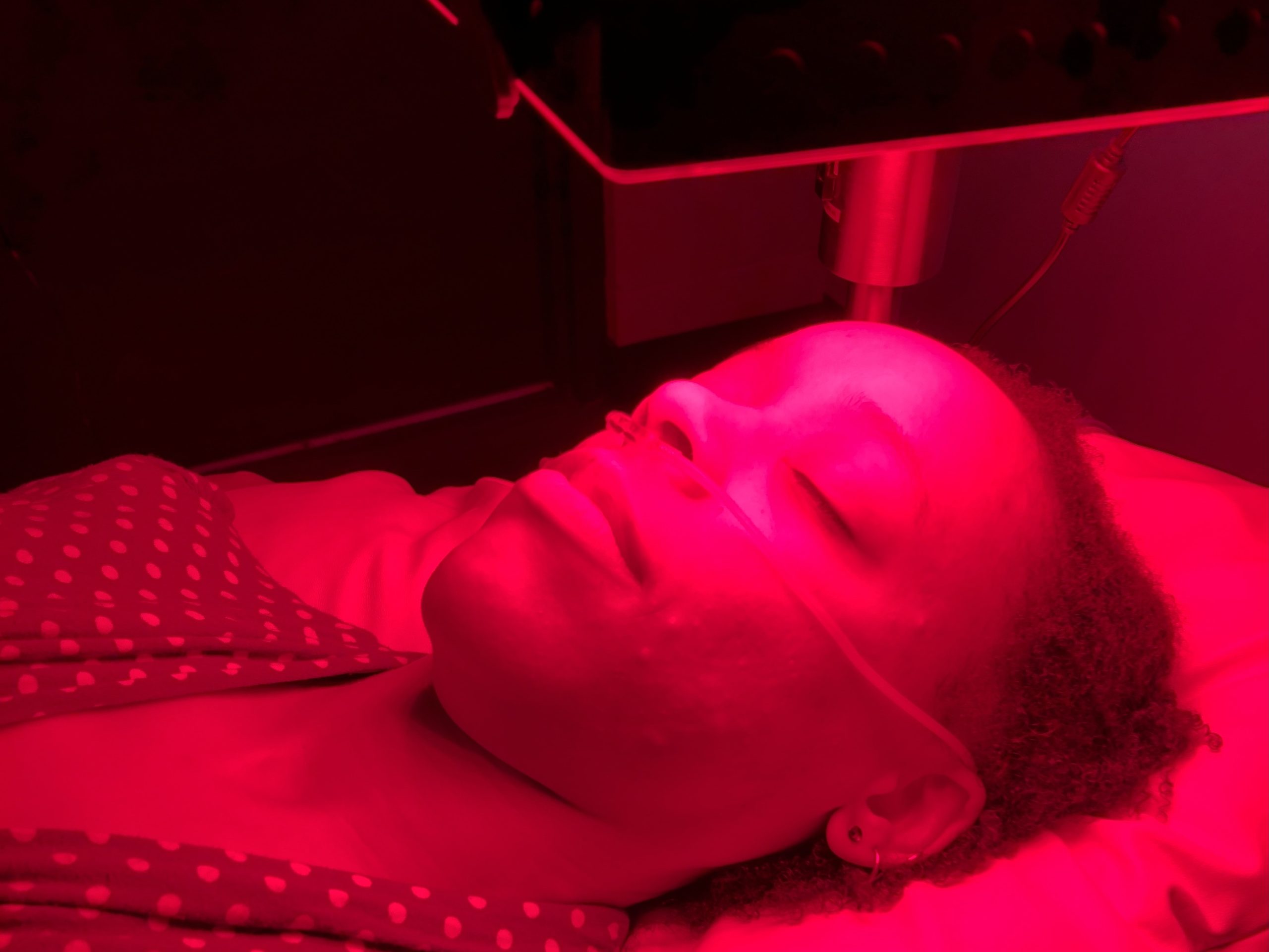 Facial Red Light Therapy at Charlotte Acu Bodywork