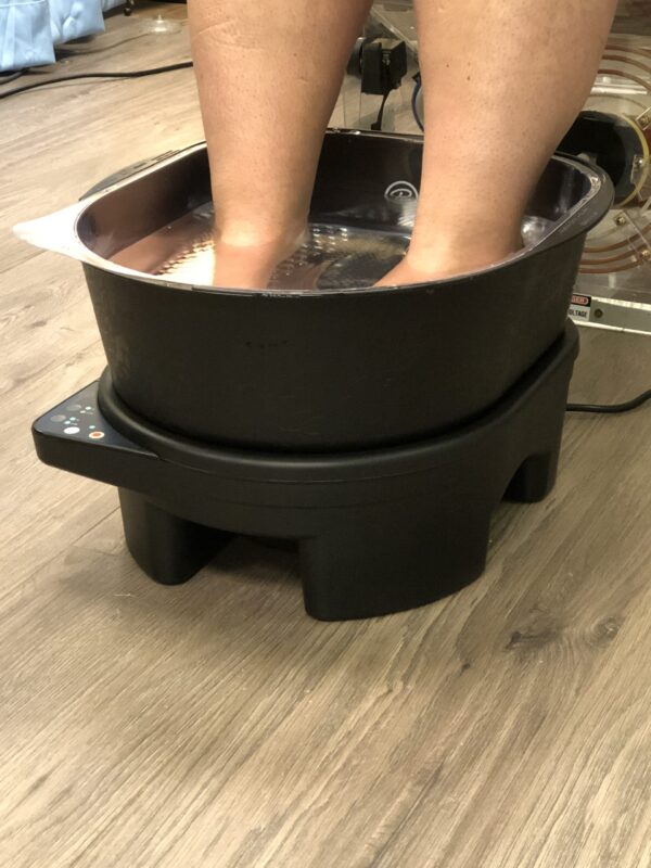Foot soak with hydrogen gas Charlotte Acu Bodywork
