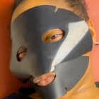 Joi using a conductive face mask Charlotte Acu Bodywork